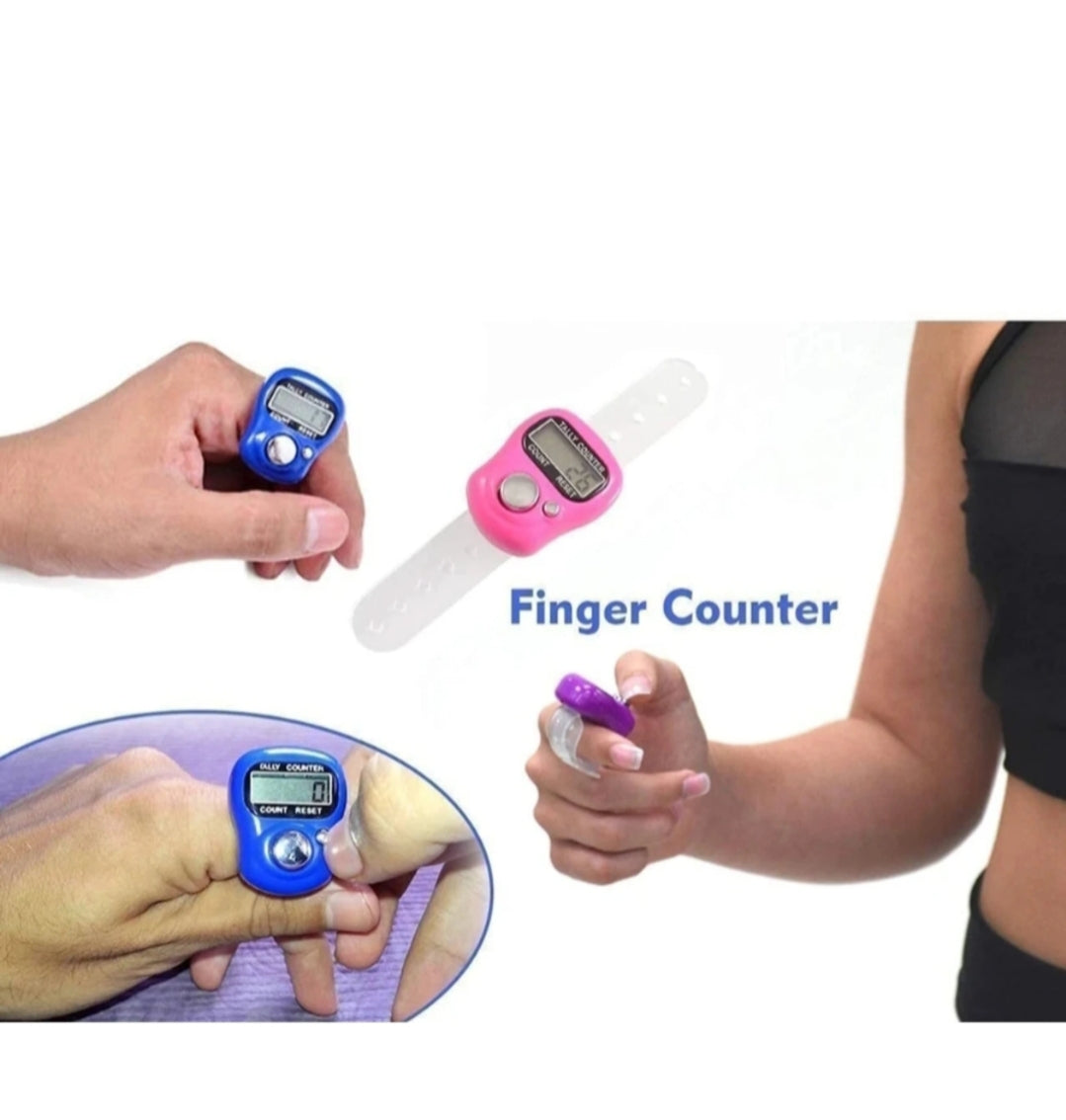 finger tally counter (pack of 1) random color Digital Tally Counter  (Multicolor)