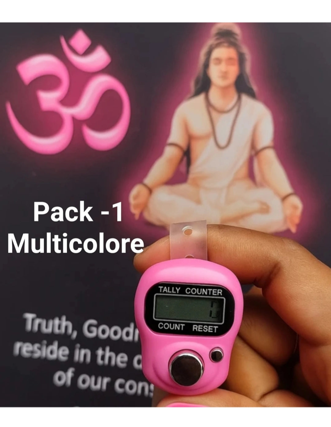 finger tally counter (pack of 1) random color Digital Tally Counter  (Multicolor)